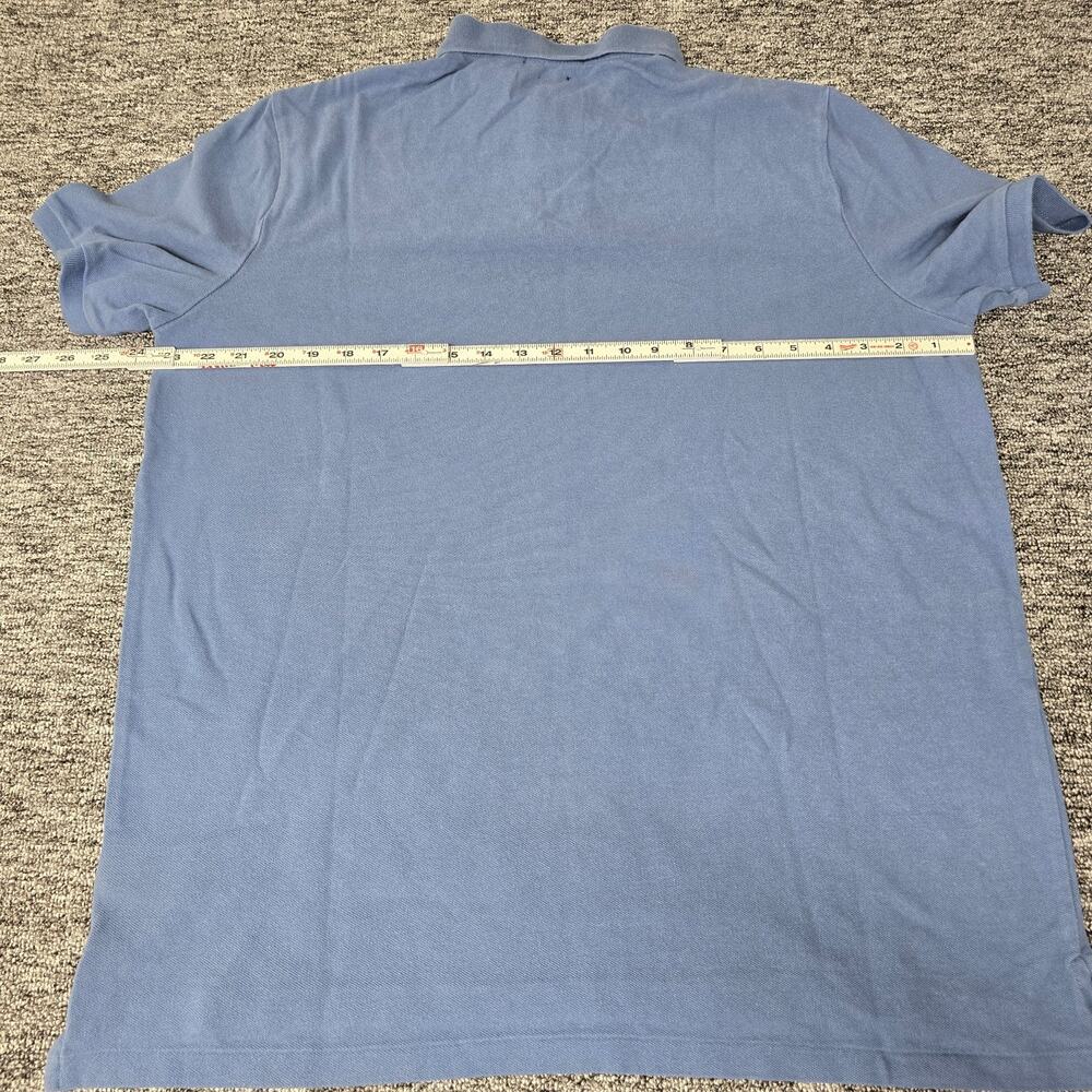 Polo Ralph Lauren Classic Fit Mesh Polo Shirt Men's XL Blue - Red Pony Logo - Picture 10 of 12